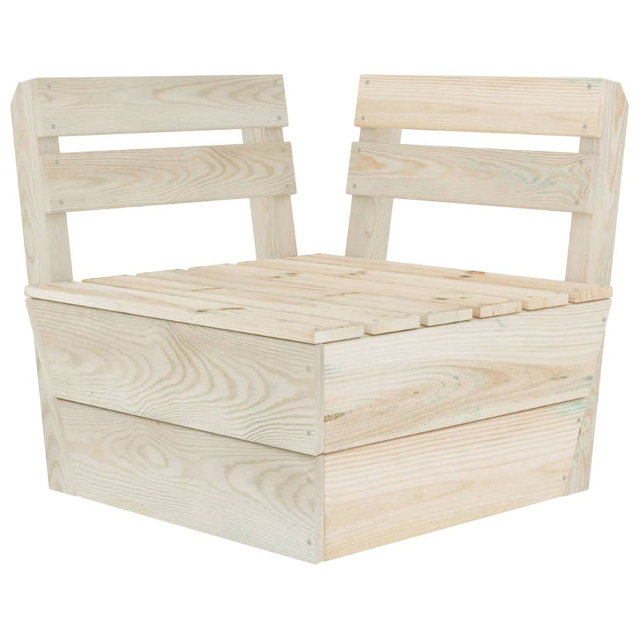 Tuinbank 2-Zits Pallet Geïmpregneerd Vurenhout Tweezitsbank
