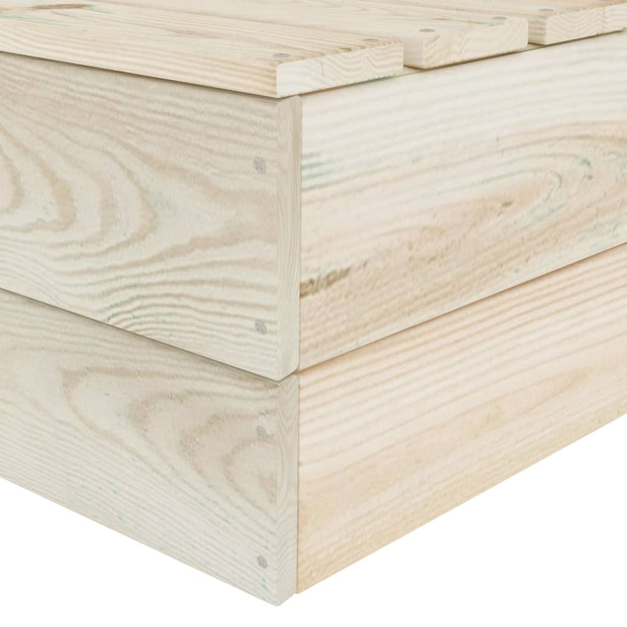 Tuinbank 2-Zits Pallet Geïmpregneerd Vurenhout Tweezitsbank