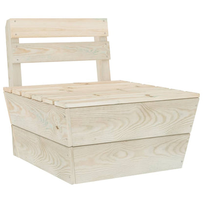 -Delige Loungeset Pallet Geïmpregneerd Vurenhout 3x hoek + 5x midden + 3x Tafel