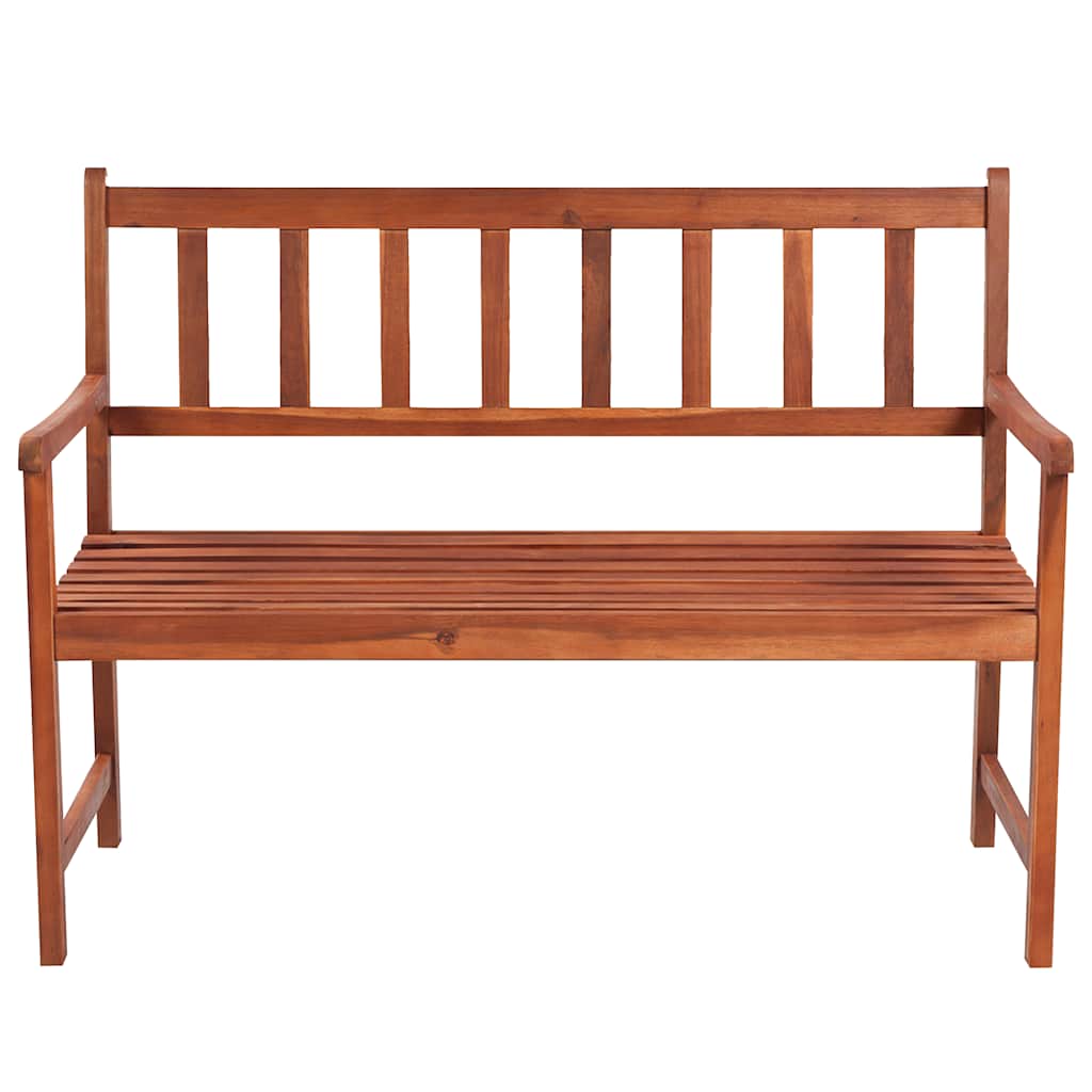 Tuinbank Met Kussen 120 Cm Massief Acaciahout 120 x 50 x 4 cm