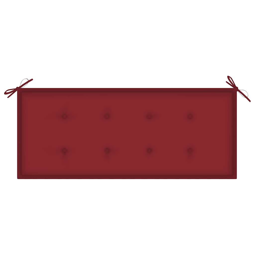 Tuinbank Met Kussen 120 Cm Massief Acaciahout 120 x 50 x 4 cm