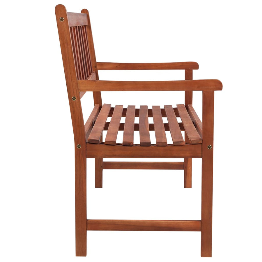 Tuinbank Met Kussen 120 Cm Massief Acaciahout 120 x 50 x 7 cm