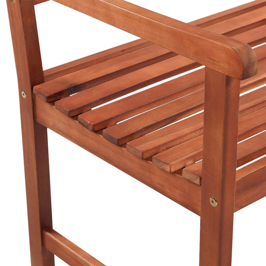 Tuinbank Met Kussen 120 Cm Massief Acaciahout 120 x 50 x 7 cm