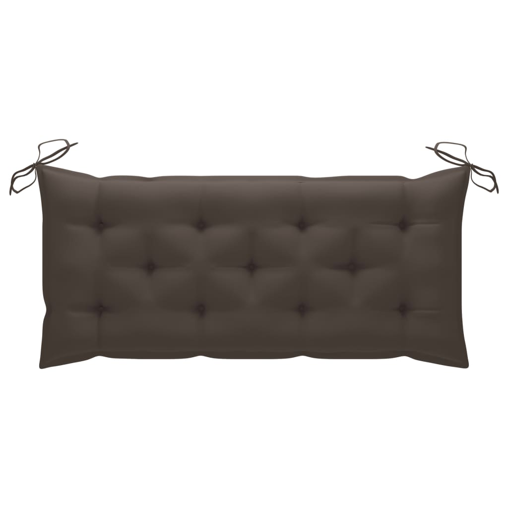 Tuinbank Met Kussen 120 Cm Massief Acaciahout 120 x 50 x 7 cm