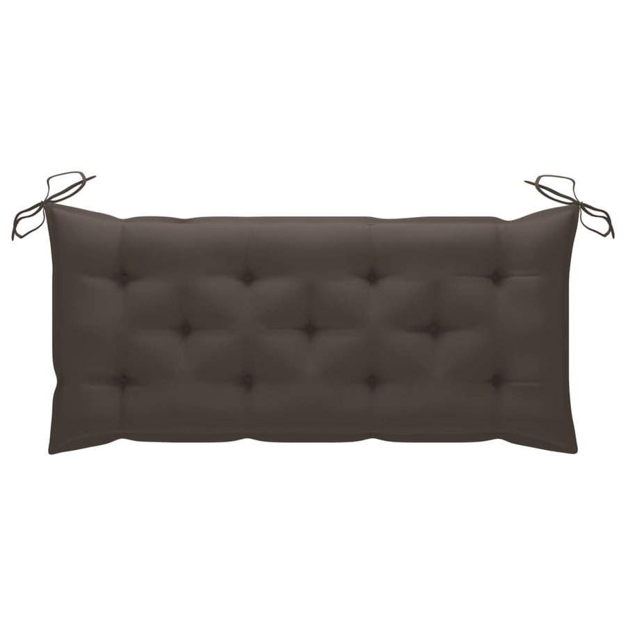 Tuinbank Met Kussen 120 Cm Massief Acaciahout 120 x 50 x 7 cm