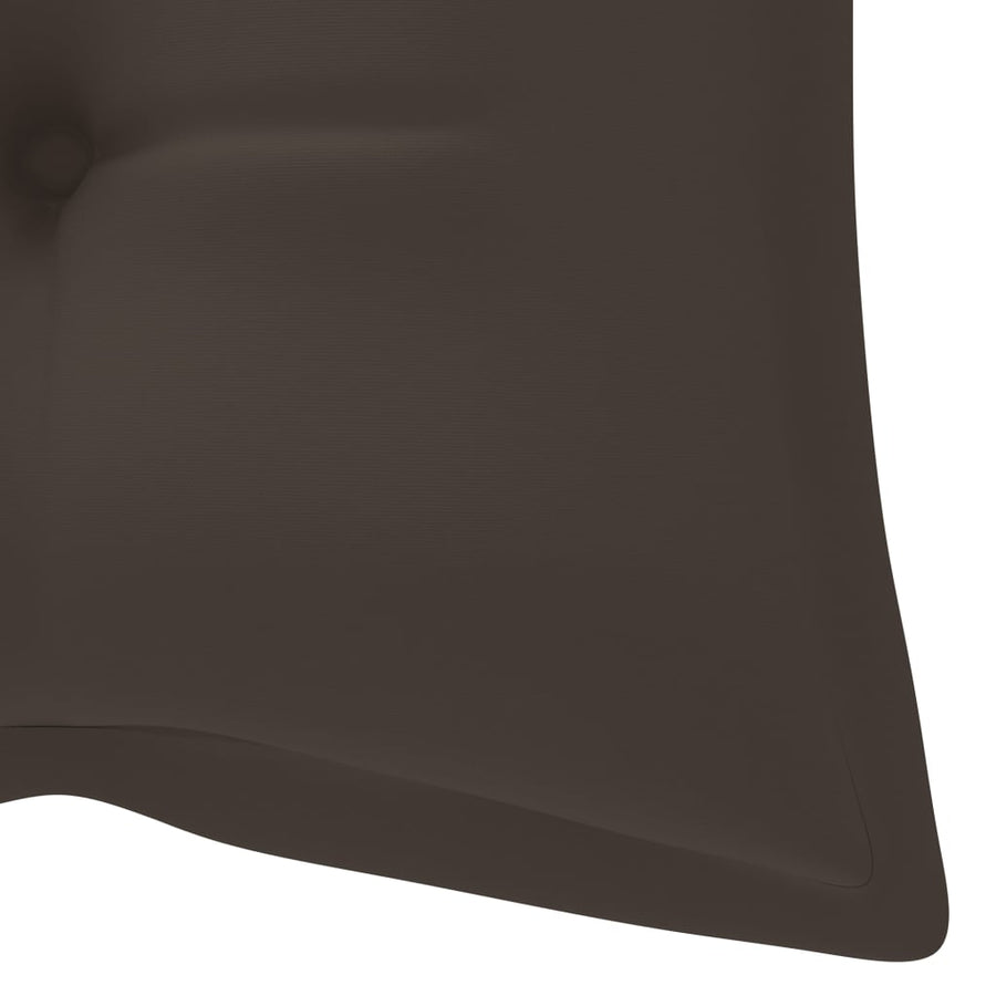 Tuinbank Met Kussen 120 Cm Massief Acaciahout 120 x 50 x 7 cm