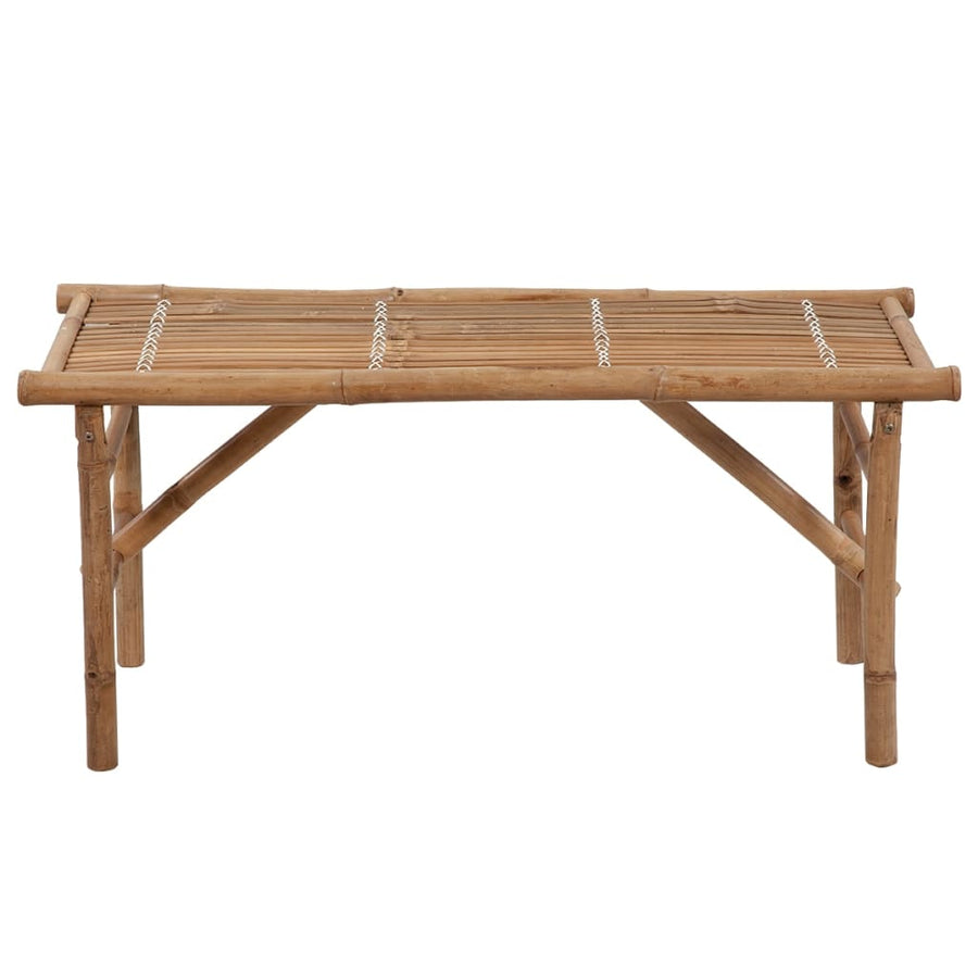 Tuinbank Inklapbaar Met Kussen 8 Cm Bamboe 120 x 50 x 3 cm Grijs