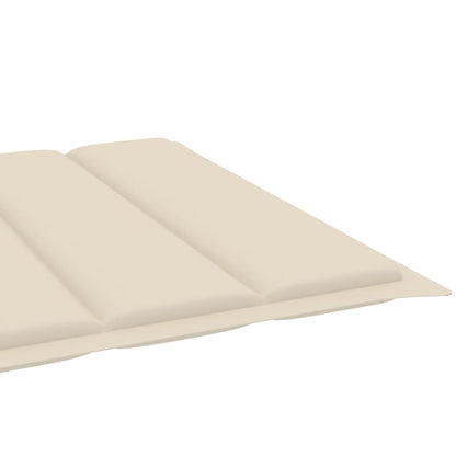 Ligbed 2-Persoons Met Kussens Bamboe Crème
