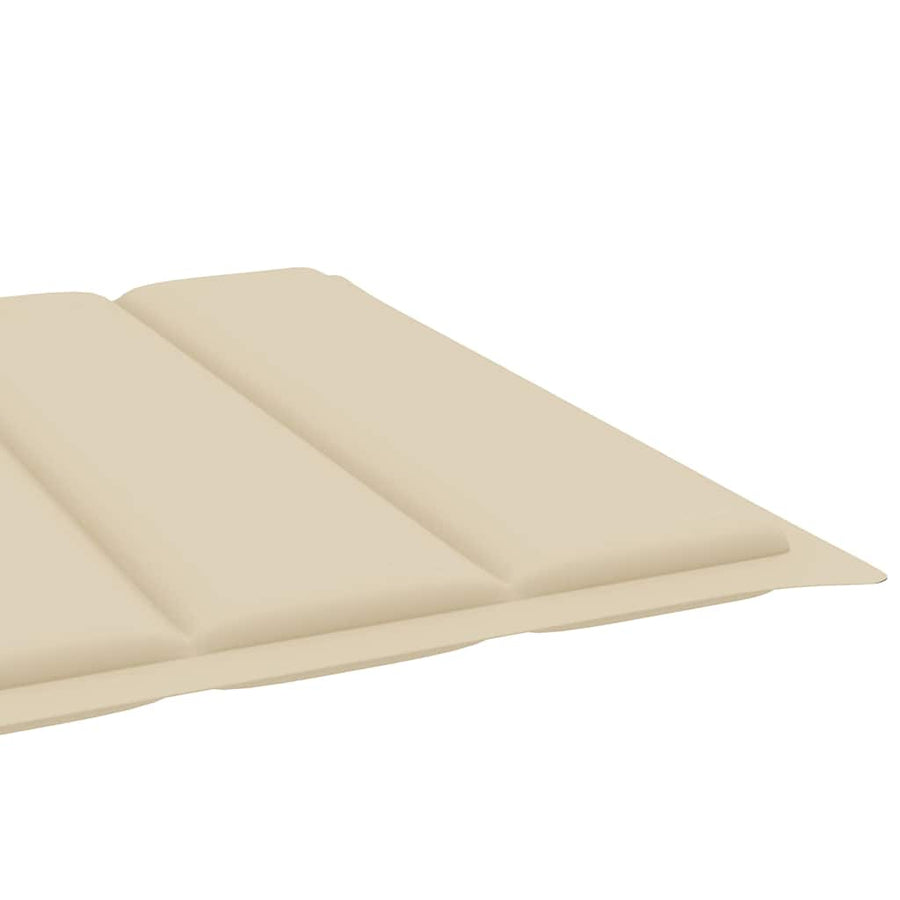 Ligbed 2-Persoons Met Kussens Bamboe Beige