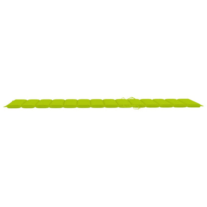 Ligbed 2-Persoons Met Kussens Bamboe Heldergroen