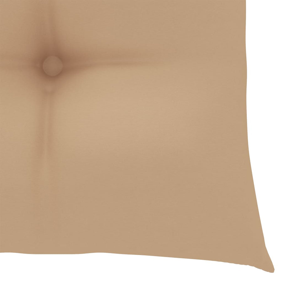 Tuinstoelen Inklapbaar Met Kussens Bamboe Beige 1