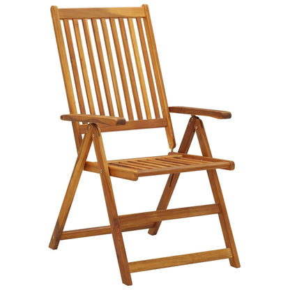 Tuinstoelen 3 st inklapbaar met kussens massief acaciahout