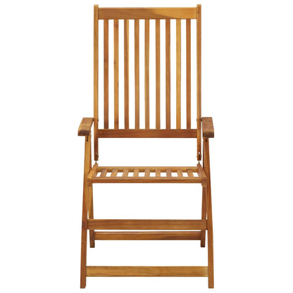 Tuinstoelen 6 st inklapbaar met kussens massief acaciahout