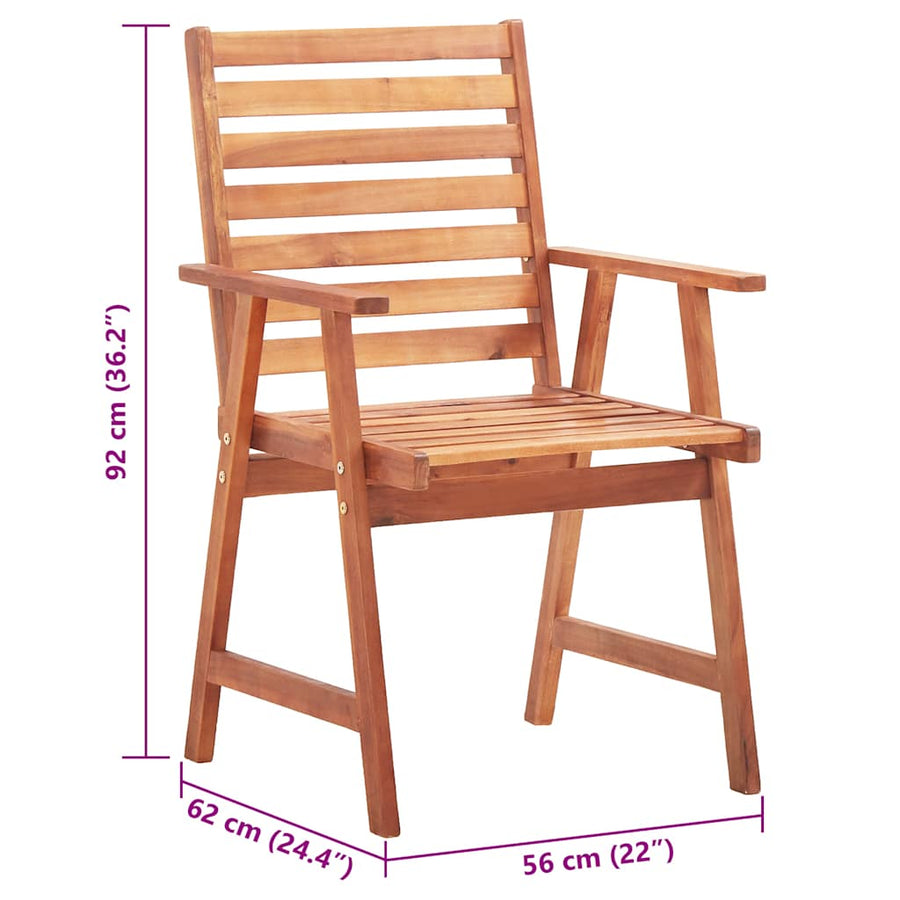Tuinstoelen Met Kussens Massief Acaciahout 2