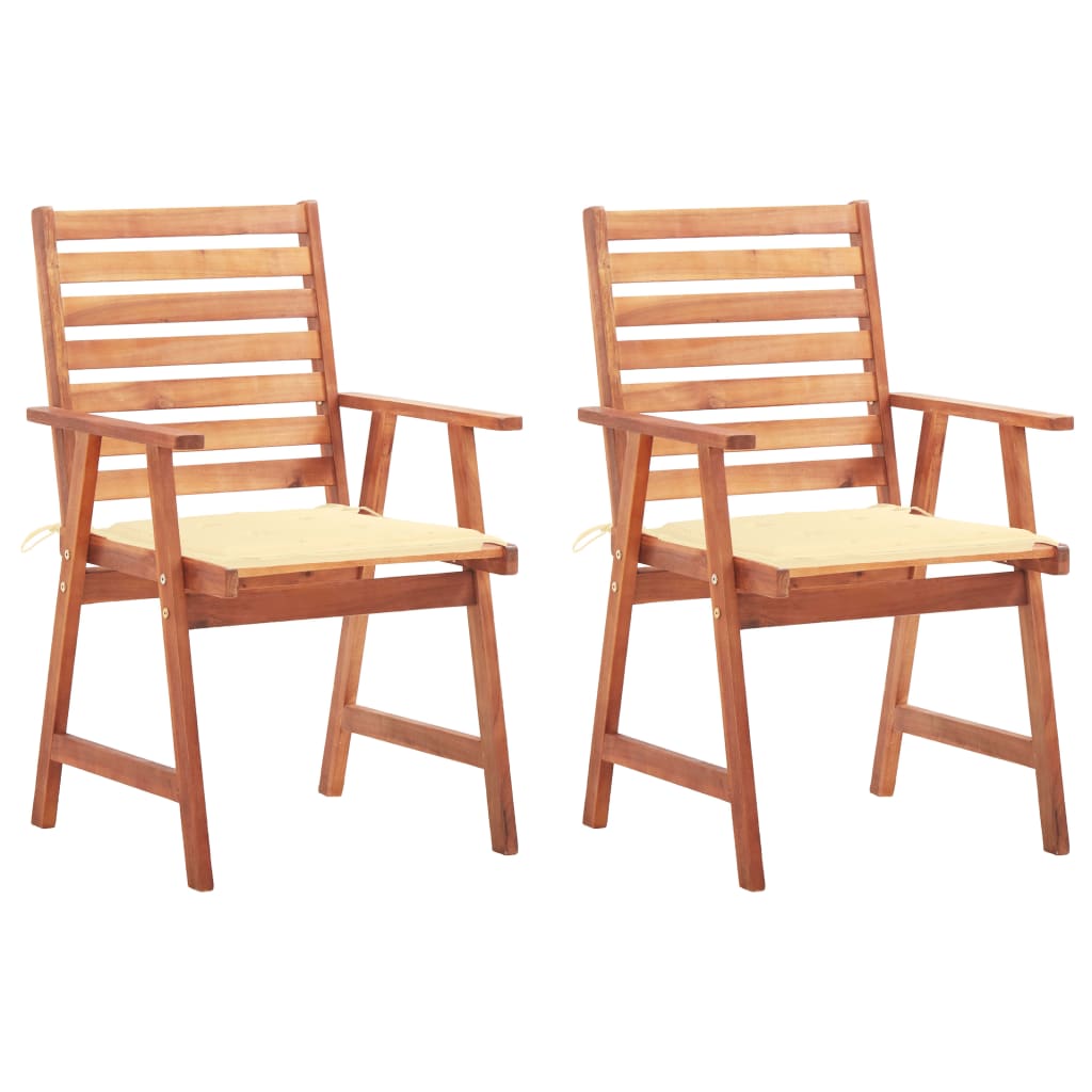 Tuinstoelen Met Kussens Massief Acaciahout 2