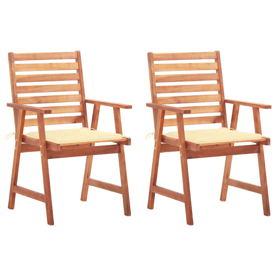 Tuinstoelen Met Kussens Massief Acaciahout 2
