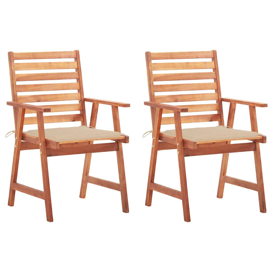 Tuinstoelen Met Kussens Massief Acaciahout 2