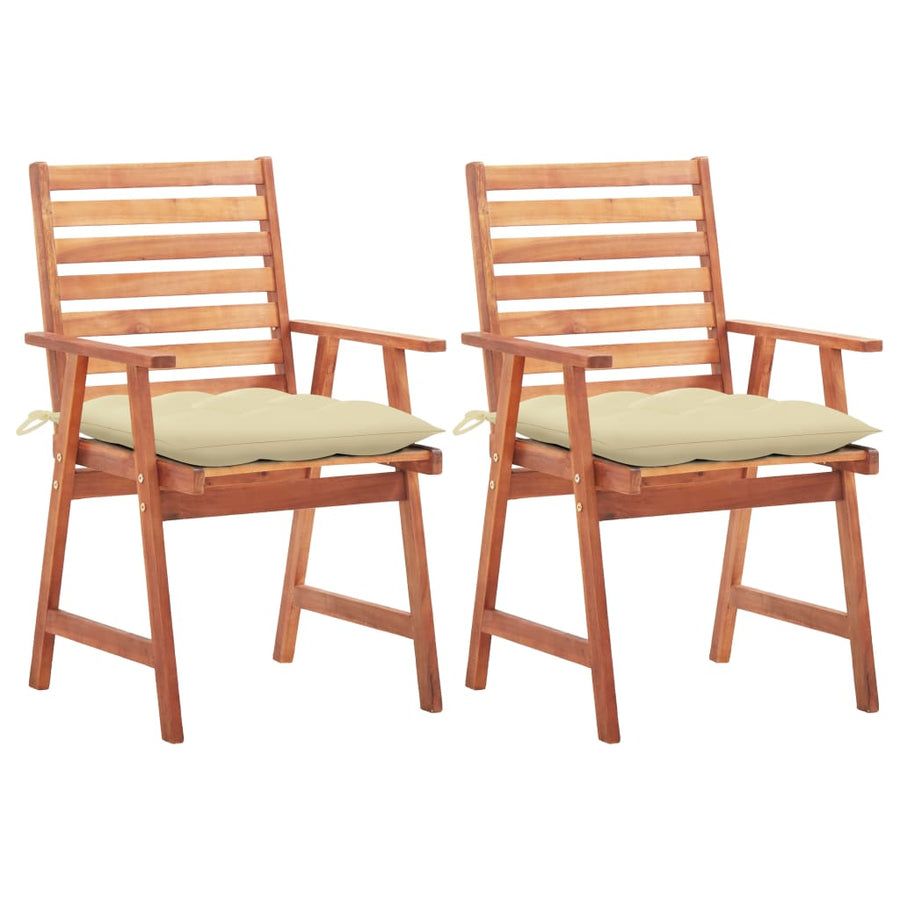 Tuinstoelen Met Kussens Massief Acaciahout 2