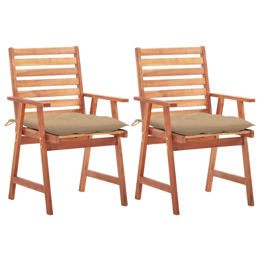 Tuinstoelen Met Kussens Massief Acaciahout 2