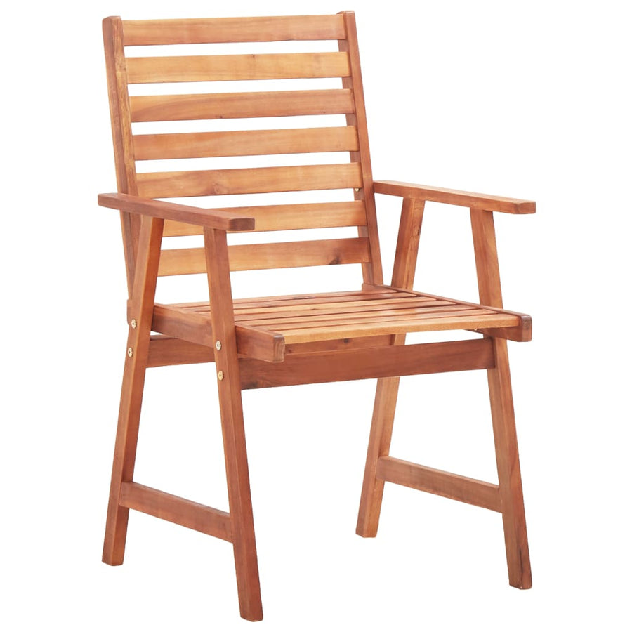 Tuinstoelen 3 St Met Kussens Massief Acaciahout Antraciet
