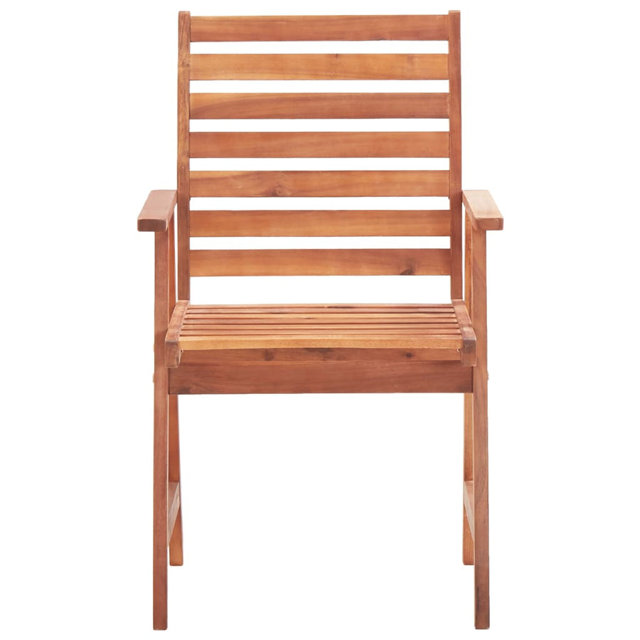 Tuinstoelen Met Kussens Massief Acaciahout 3 Wijnrood