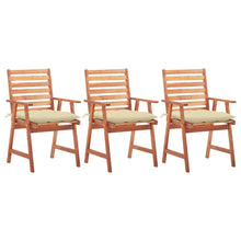 Tuinstoelen Met Kussens Massief Acaciahout 3 Crème