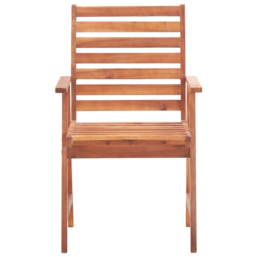 Tuinstoelen 3 St Met Kussens Massief Acaciahout Rood