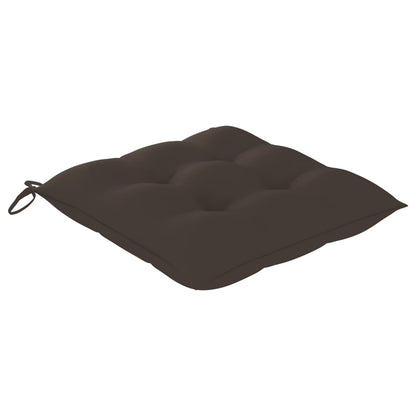 Tuinstoelen Met Kussens Massief Acaciahout 3 Taupe