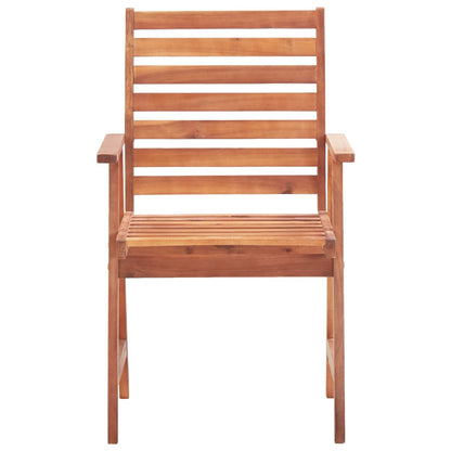 Tuinstoelen 3 St Met Kussens Massief Acaciahout Heldergroen
