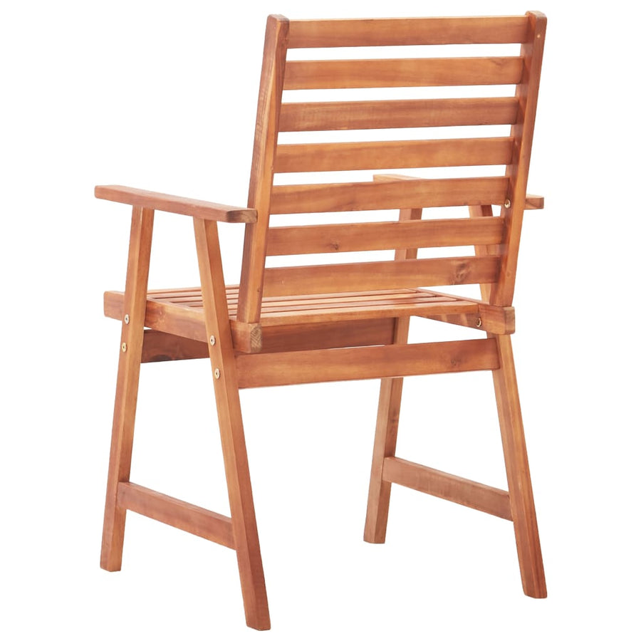 Tuinstoelen 3 St Met Kussens Massief Acaciahout Heldergroen