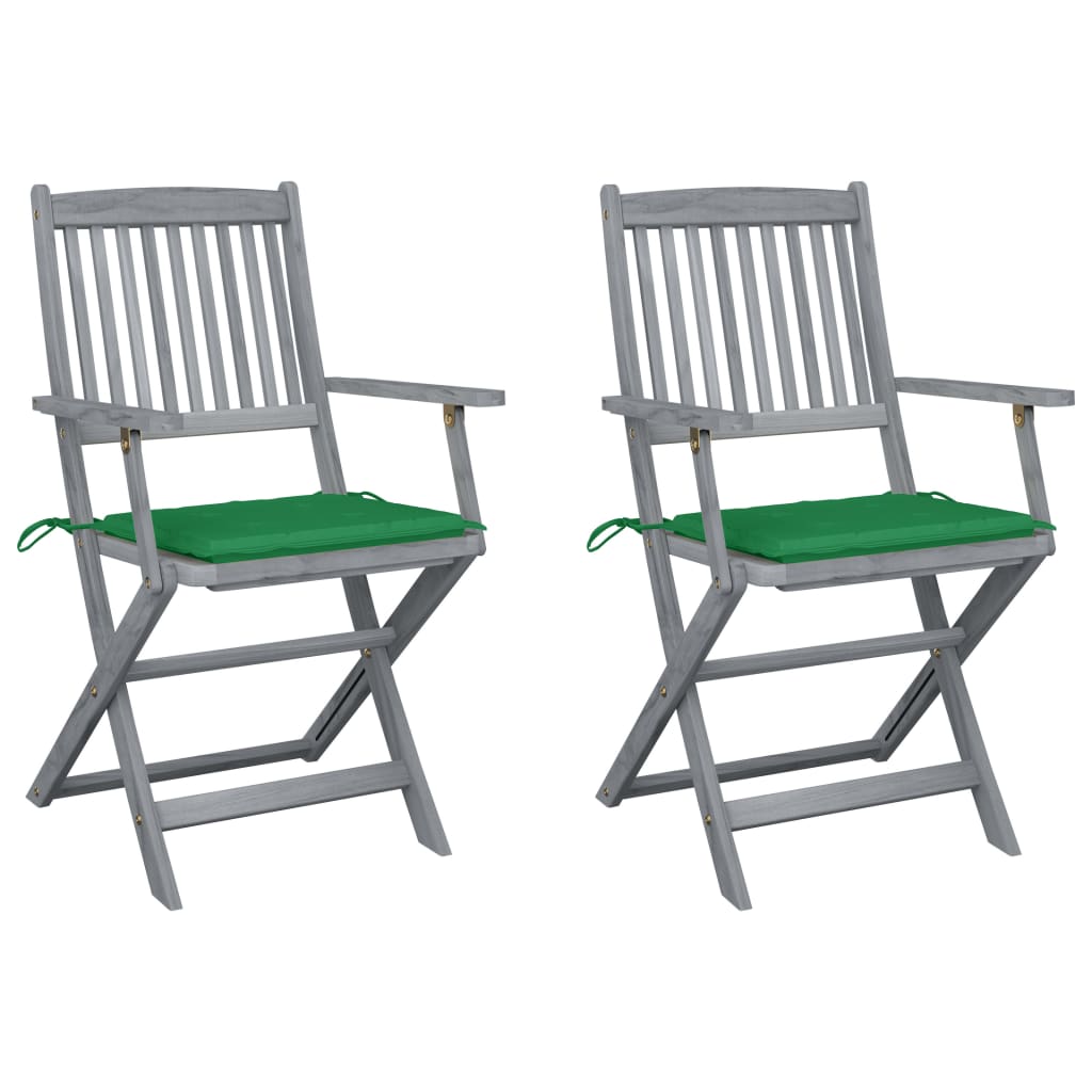 Tuinstoelen Inklapbaar Met Kussens Massief Acaciahout 2