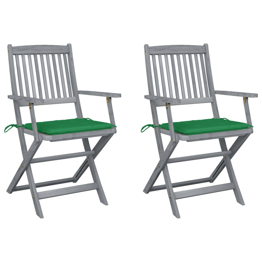 Tuinstoelen Inklapbaar Met Kussens Massief Acaciahout 2