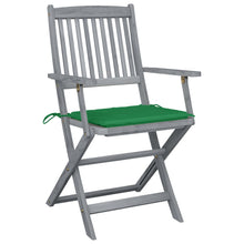 Tuinstoelen Inklapbaar Met Kussens Massief Acaciahout 2