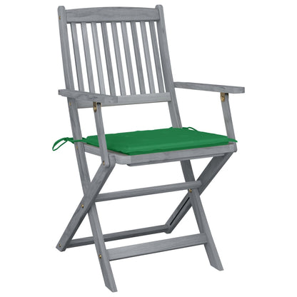 Tuinstoelen Inklapbaar Met Kussens Massief Acaciahout 2
