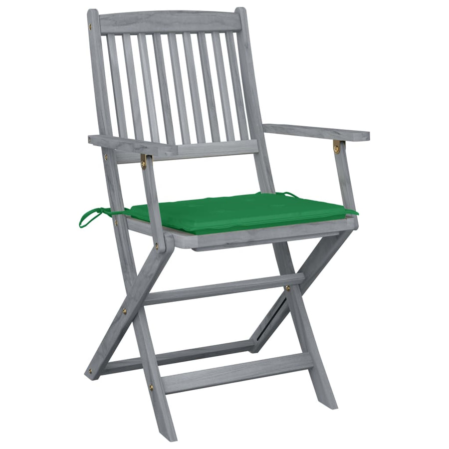 Tuinstoelen Inklapbaar Met Kussens Massief Acaciahout 2