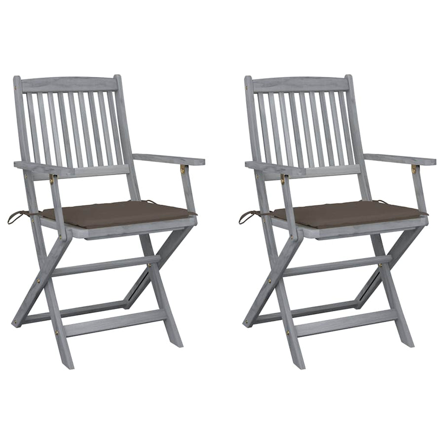 Tuinstoelen Inklapbaar Met Kussens Massief Acaciahout 2