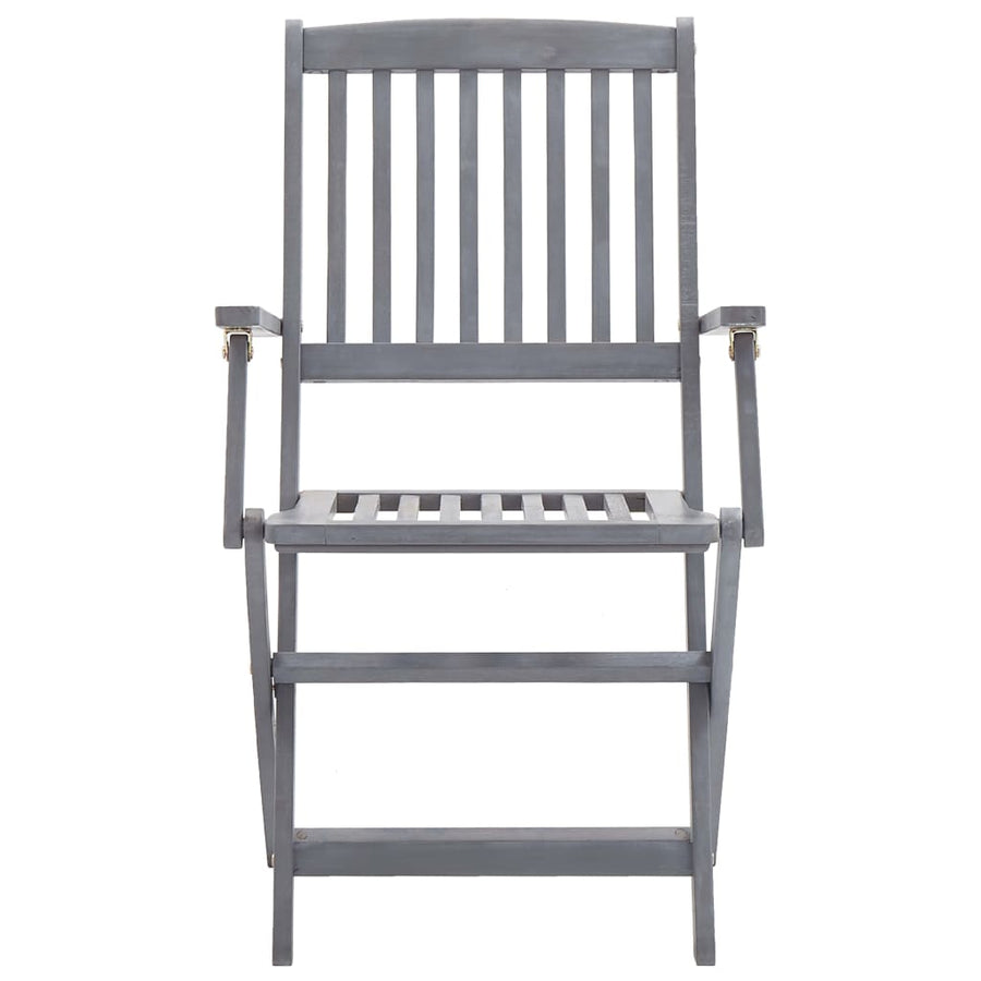 Tuinstoelen Inklapbaar Met Kussens Massief Acaciahout 2 Crème
