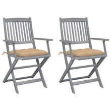 Tuinstoelen Inklapbaar Met Kussens Massief Acaciahout 2