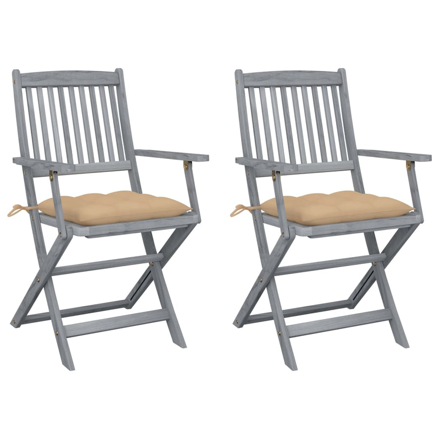 Tuinstoelen Inklapbaar Met Kussens Massief Acaciahout 2