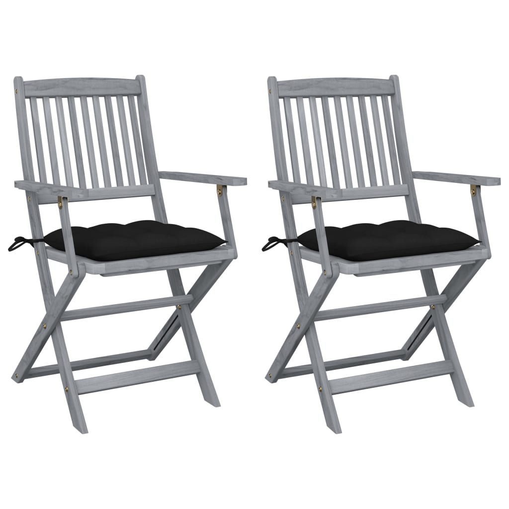 Tuinstoelen Inklapbaar Met Kussens Massief Acaciahout 2