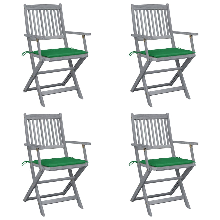 Tuinstoelen Inklapbaar Met Kussens Massief Acaciahout 4