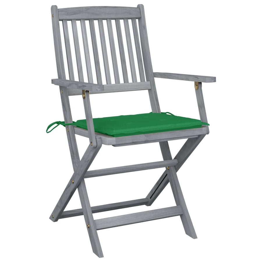 Tuinstoelen Inklapbaar Met Kussens Massief Acaciahout 4