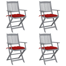 Tuinstoelen Inklapbaar Met Kussens Massief Acaciahout 4