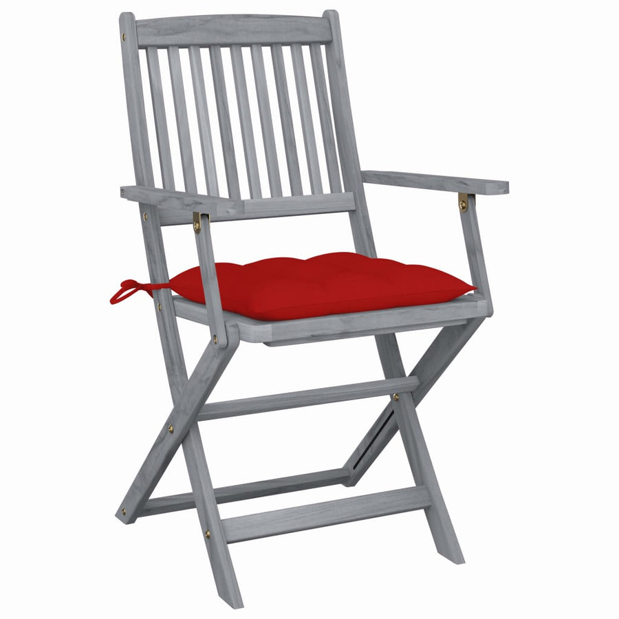 Tuinstoelen Inklapbaar Met Kussens Massief Acaciahout 4