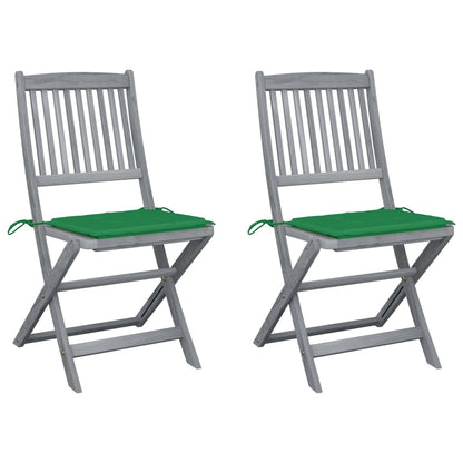 Tuinstoelen Inklapbaar Met Kussens Massief Acaciahout 2