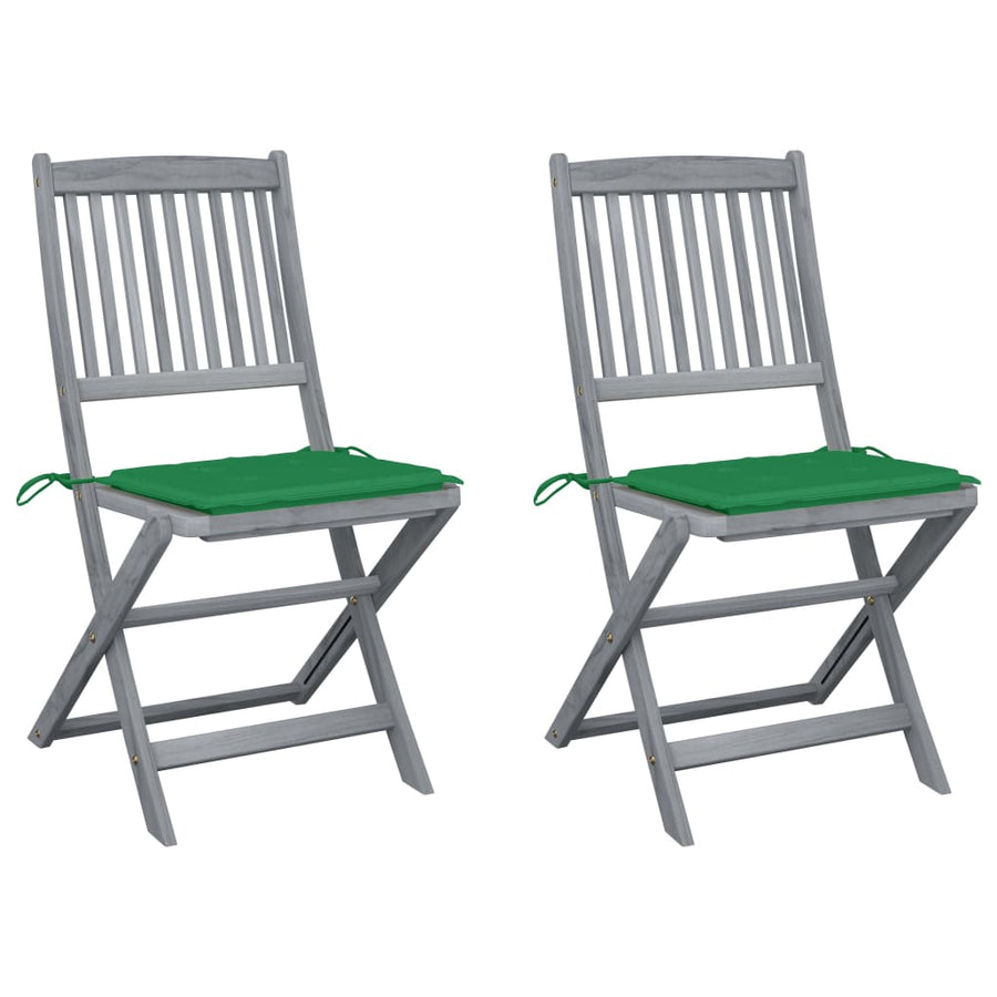 Tuinstoelen Inklapbaar Met Kussens Massief Acaciahout 2