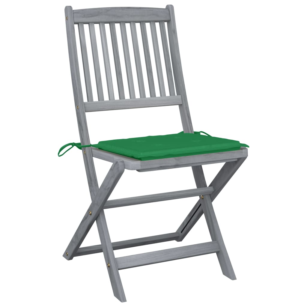 Tuinstoelen Inklapbaar Met Kussens Massief Acaciahout 2