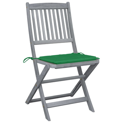 Tuinstoelen Inklapbaar Met Kussens Massief Acaciahout 2