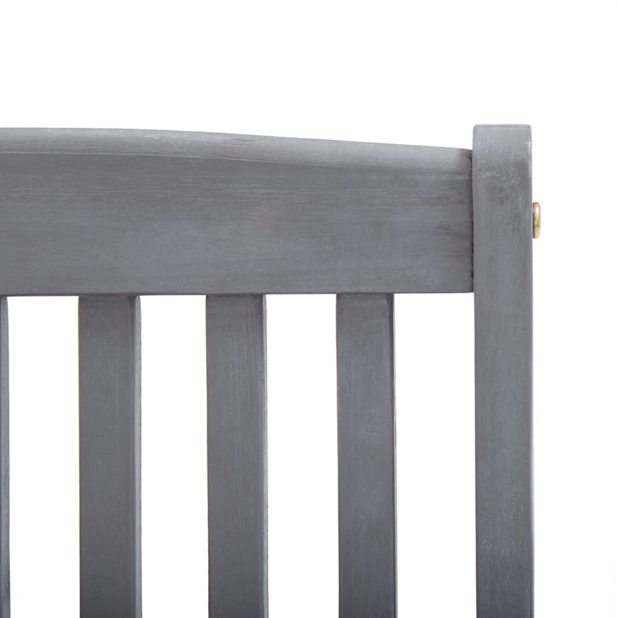 Tuinstoelen Inklapbaar Met Kussens Massief Acaciahout 2 Antraciet