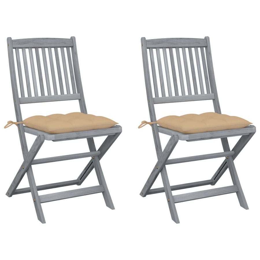 Tuinstoelen Inklapbaar Met Kussens Massief Acaciahout 2